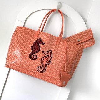 可愛いゴヤール 本物 エンブロイダリーアンジュPMシーホース バッグ Gos25340