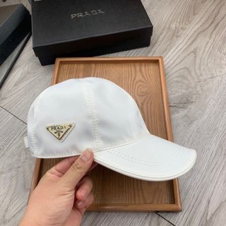 超限定プラダ ナイロン三角ロゴキャップ 本物 2HC27