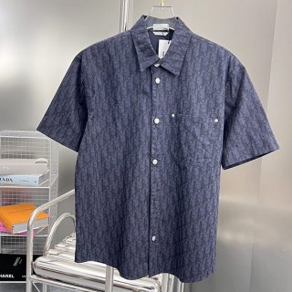 完売必至ディオール ショートスリーブ オーバーシャツ 本物 243D589AY517