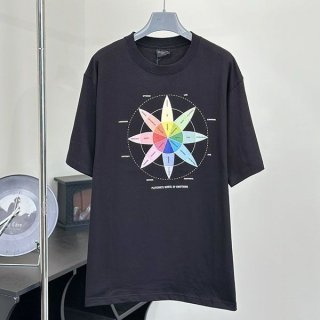 素敵な バレンシアガ Tシャツ 本物 ミディアムフィット ロゴ bac39316