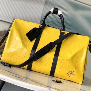 旅のお供に イエローカラーが目立つ!ルイヴィトン キーポル 50 本物ボストンバッグ M25019 旅のお供に イエローカラーが目立つ!ルイヴィトン キーポル 50 本物ボストンバッグ M25019