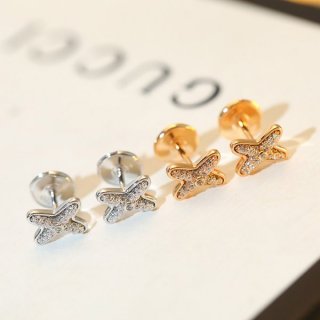 ショーメ JEUX DE LIENS「リアン」コレクション ジュ ドゥ リアン イヤリング 本物 shc96214