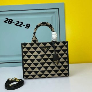 2022SS 定番人気★プラダ ジャカード 本物ファブリック マイクロ バッグ1BA354 SXK8865 1BA354SXK8865