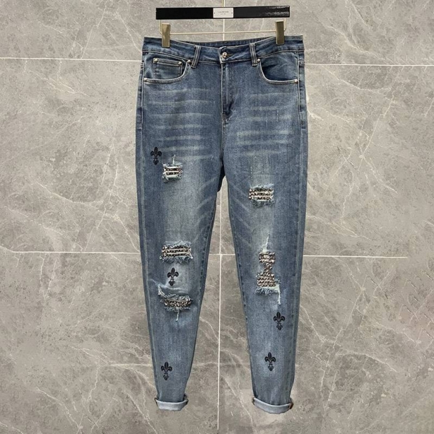 【日本未発売】クロムハーツ x Drake Levis クロス デニム本物【マイアミ限定】 Kun72102