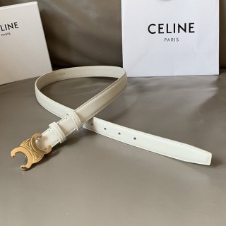 完売人気☆上品セリーヌ ミディアムトリオンフベルト 本物 2.5cm Cez59397