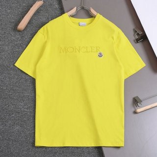 ☆超人気☆モンクレール 本物 刺繍ロゴ コットン クルーネック Tシャツ moc39268