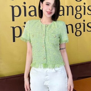☆超人気☆シャネル 本物 フラワーボタンカーディガン shl91844