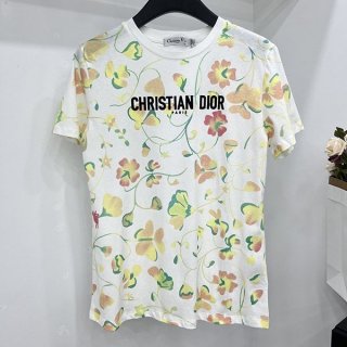 ギフトに最適ディオール コットン Tシャツ 本物 半袖 deq35006