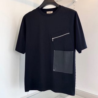 セレブ多数愛用エルメス 本物 Tシャツ シャドーポケット ert97340