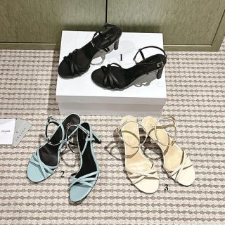 希少セリーヌ 本物 トリオンプサンダル ラムスキン 3色 Cez93483