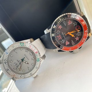 ★SALE！人気のデザイン★グッチ ダイヴ メンズウォッチ 本物 40mm 2色 YA136221