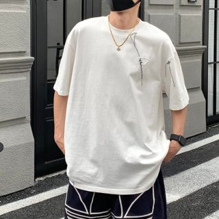 ★追跡付き発送で安心プラダ ロゴ コットン Tシャツ 半袖 本物 puh37671