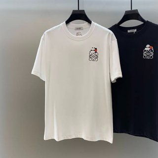 《大人気》ロエベ スナフジタ コラボ リラックスTシャツ 本物 2色 loa00366