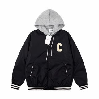 使い勝手良しセリーヌ 本物 フード付き オーバーサイズ テディジャケット Cec47753