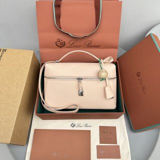 高品質ロロピアーナ◆エクストラカーフレザー ショルダー バッグ L27 本物 rok83314