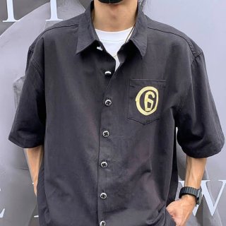 エムエムシックス ロゴ 半袖シャツ コピー Mao50441 エムエムシックス ロゴ 半袖シャツ コピー Mao50441