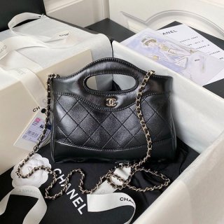 【かわいいサイズ】シャネル 31 ミニ ショッピング バッグ 本物 AP36561