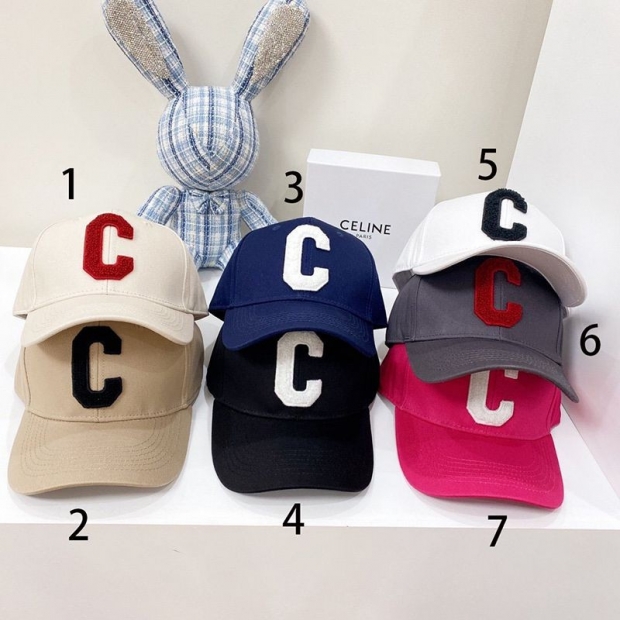 送料込セリーヌ イニシャル スナップバックキャップ 本物 7色 c キャップ ブランド Cej65589