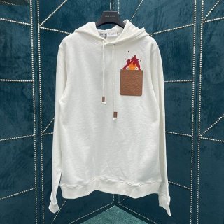 最安値挑戦 ロエベ ハウルの動く城 本物コラボ カルシファーフーディ loe44665