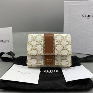 定番セリーヌ 本物 フォールデッド コンパクトウォレット Ceq37670