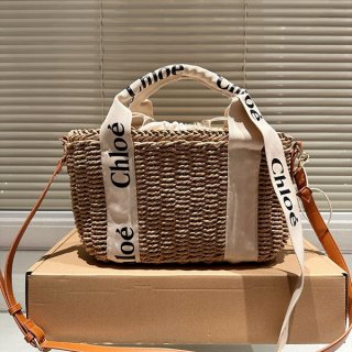 大人気！クロエ かごバッグ 本物 ロゴ ハンドバッグ chs69478
