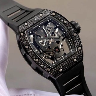 【日本未発売】リシャールミル 本物トゥールビヨン スカル ナノセラミック rim08475