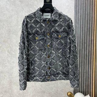 大人気!ロエベ デニムジャケット 本物 lor59345