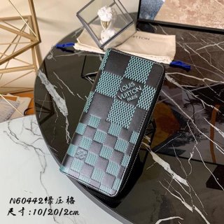 ルイヴィトン ジッピーウォレット 本物 ヴェルティカル ダミエ N60442