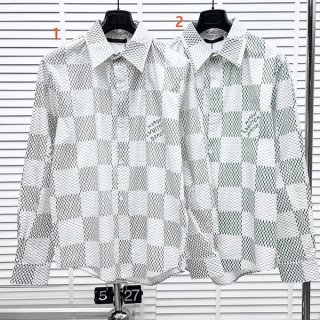 ルイヴィトン ダミエ 本物 リラックスフィットシャツ vuw29478