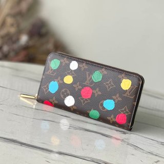 ルイヴィトン★人気コラボLV × YK ジッピーウォレット 本物 長財布 M81864