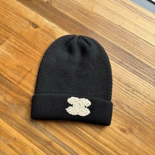 入手困難 シャネル ビーニー ニット帽 本物 shj21342