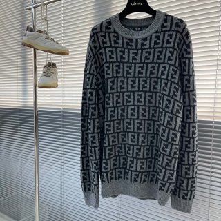 お洒落フェンディ コピー FF ロゴ ウール混 セーター fej73675