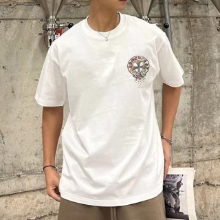 確保済みクロムハーツ ネック ロゴ Tシャツ 本物 半袖 Kun97711