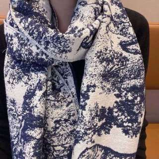 超希少！新作限定 ディオール トワル ドゥ ジュイ カシミア マフラー 本物 dep79801