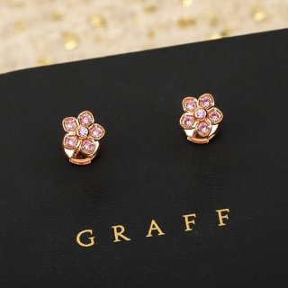 グラフ パヴェダイヤモンド 本物 スタッド ピアス gue74432