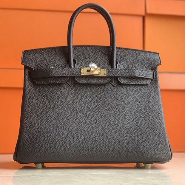 目を惹くカラー エルメス バーキン25 本物トゴ ゴールド金具 ery15789