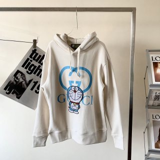 秋冬新作 グッチx ドラえもん 本物★コラボ★ コットン パーカー guo31137