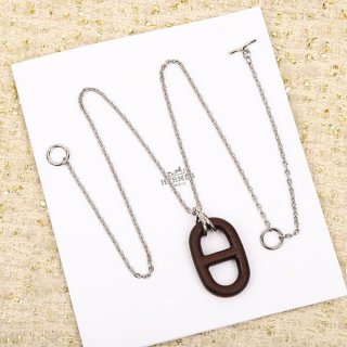エルメス メンズデフィレ シェーヌダンクル 本物 ペンダント H077349FP01
