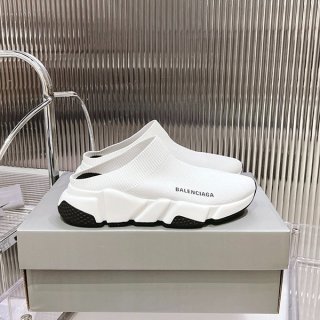 数量限定★バレンシアガ 本物 スピード リサイクル ニット ミュール bar50117