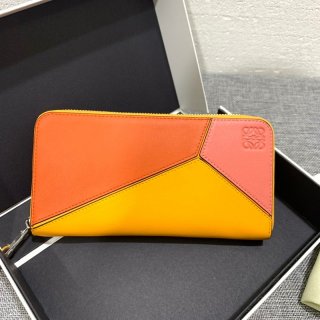 大人気!!新色ロエベ 財布 パズル 本物 ラウンドジップ ウォレット loj45145