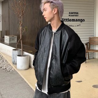 【男人気抜群のレザー☆】ルイヴィトン 本物☆ウール ブルゾン 1ABJ1X