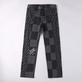 一目惚れルイヴィトン × NIGO ダミエ WAVES モノグラム デニムパンツ 本物 vuu00764