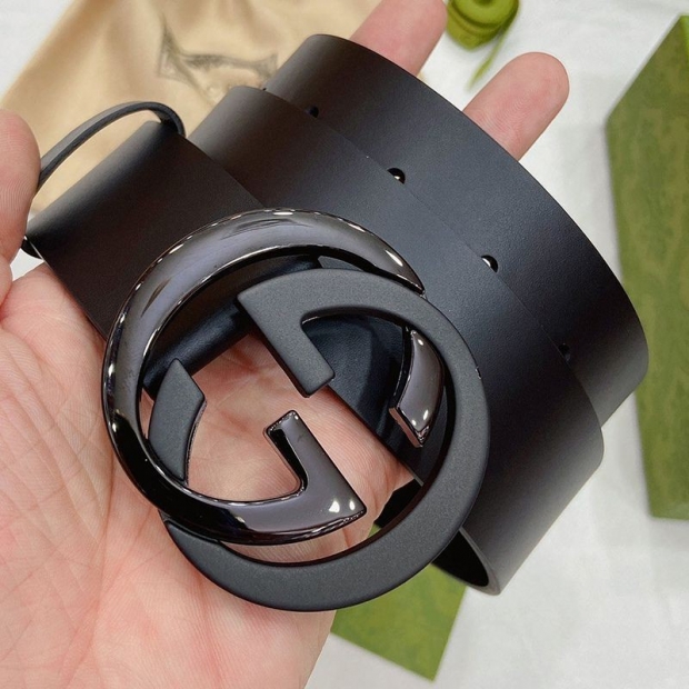 累積売上総額第１位！グッチ GGマーモント 本物 スリムベルト 38mm gub67740