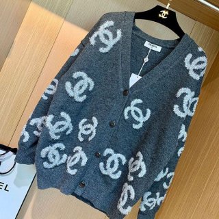 超話題! CCロゴが可愛い 秋冬に重宝 シャネル カーディガン 本物 shy57022