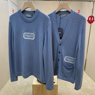 お洒落にディオール 刺繍 カーディガン 本物☆ユニセックス dep14144