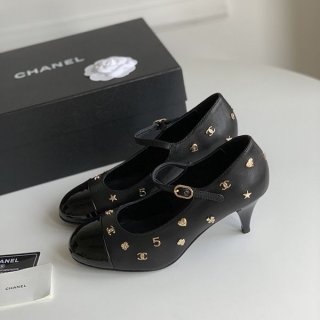 シャネル アイコンチャームパンプス 本物 ココマーク shu00703