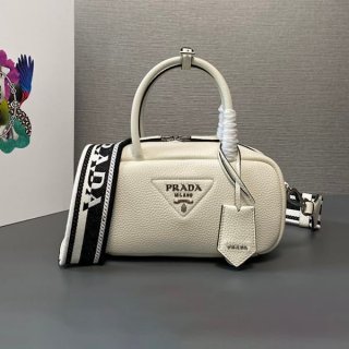 超話題!プラダ 本物 レザー トップハンドルバッグ pua04036