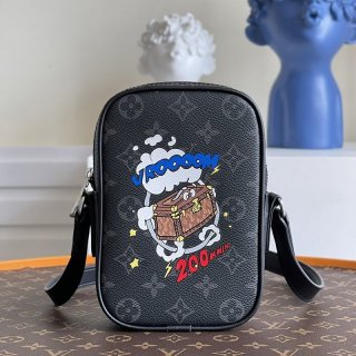 日本未入荷 ルイヴィトン新作モノグラム エクリプス 本物 ダヌーヴ M45928