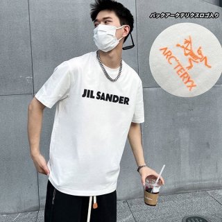完売必至ジルサンダー+ x アークテリクス 本物 コラボロゴTシャツ 男女兼用 Jiw28108