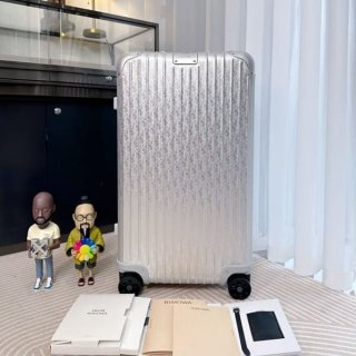 【大特価】ディオール AND リモワ 本物 キャビン スーツケース dez17724